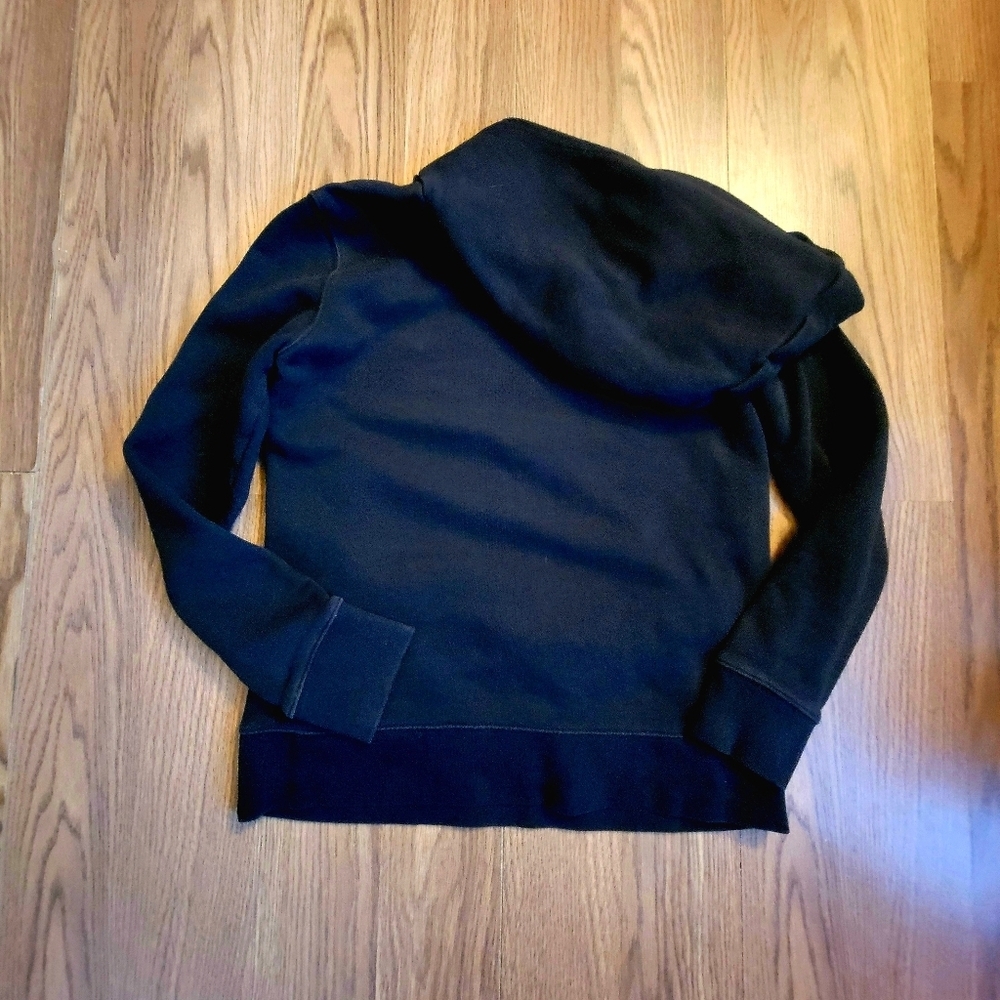 Adidas Women's Black and White Trefoil Hoodie Size XS - Picture 3 of 7